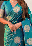 Soft Moonga Silk Banarasi Zari Woven Saree