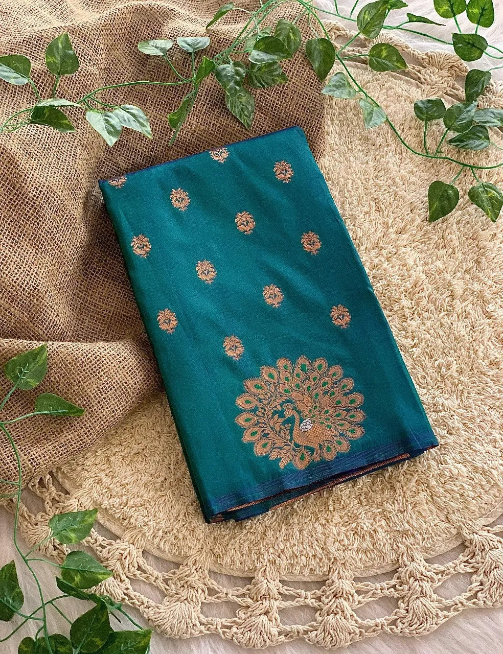 Soft Moonga Silk Banarasi Zari Woven Saree