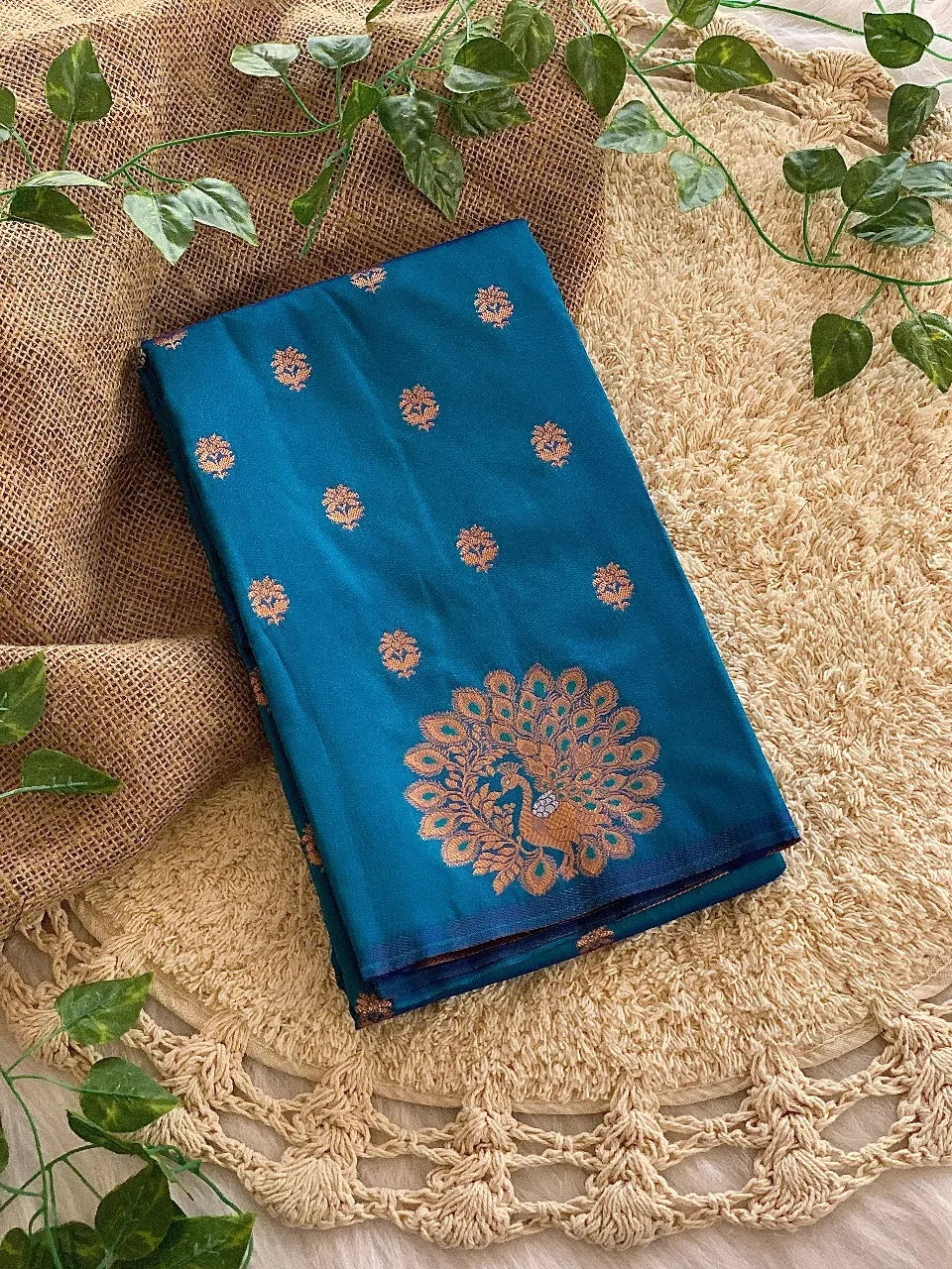 Soft Moonga Silk Banarasi Zari Woven Saree