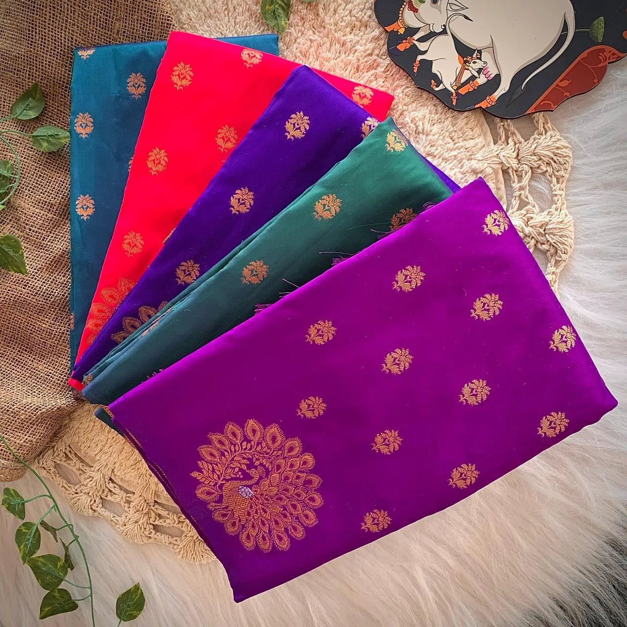 Soft Moonga Silk Banarasi Zari Woven Saree