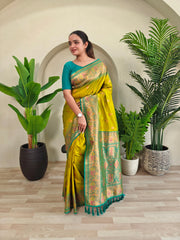 Paithani Silk Meenakari Soft Silk Saree