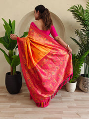 Paithani Silk Meenakari Soft Silk Saree