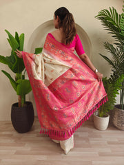 Paithani Silk Meenakari Soft Silk Saree