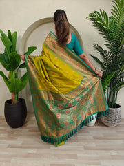 Paithani Silk Meenakari Soft Silk Saree