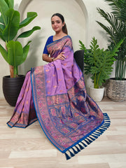 Paithani Silk Meenakari Soft Silk Saree