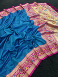 Soft Silk Kadiyal Paithani Saree