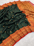 Soft Silk Meenakari Rich Paithani Saree