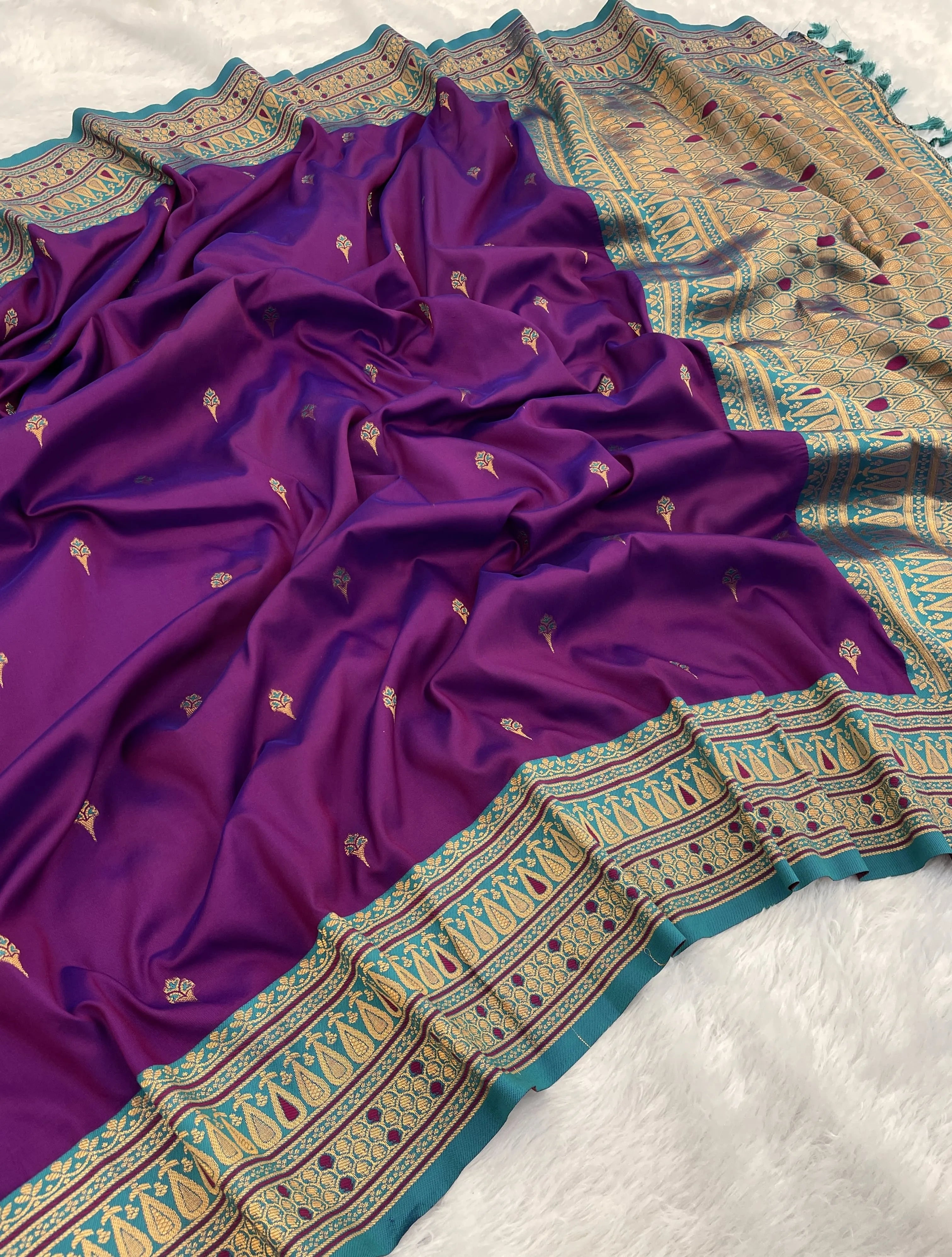 Soft Silk Meenakari Rich Paithani Saree