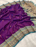 Soft Silk Meenakari Rich Paithani Saree