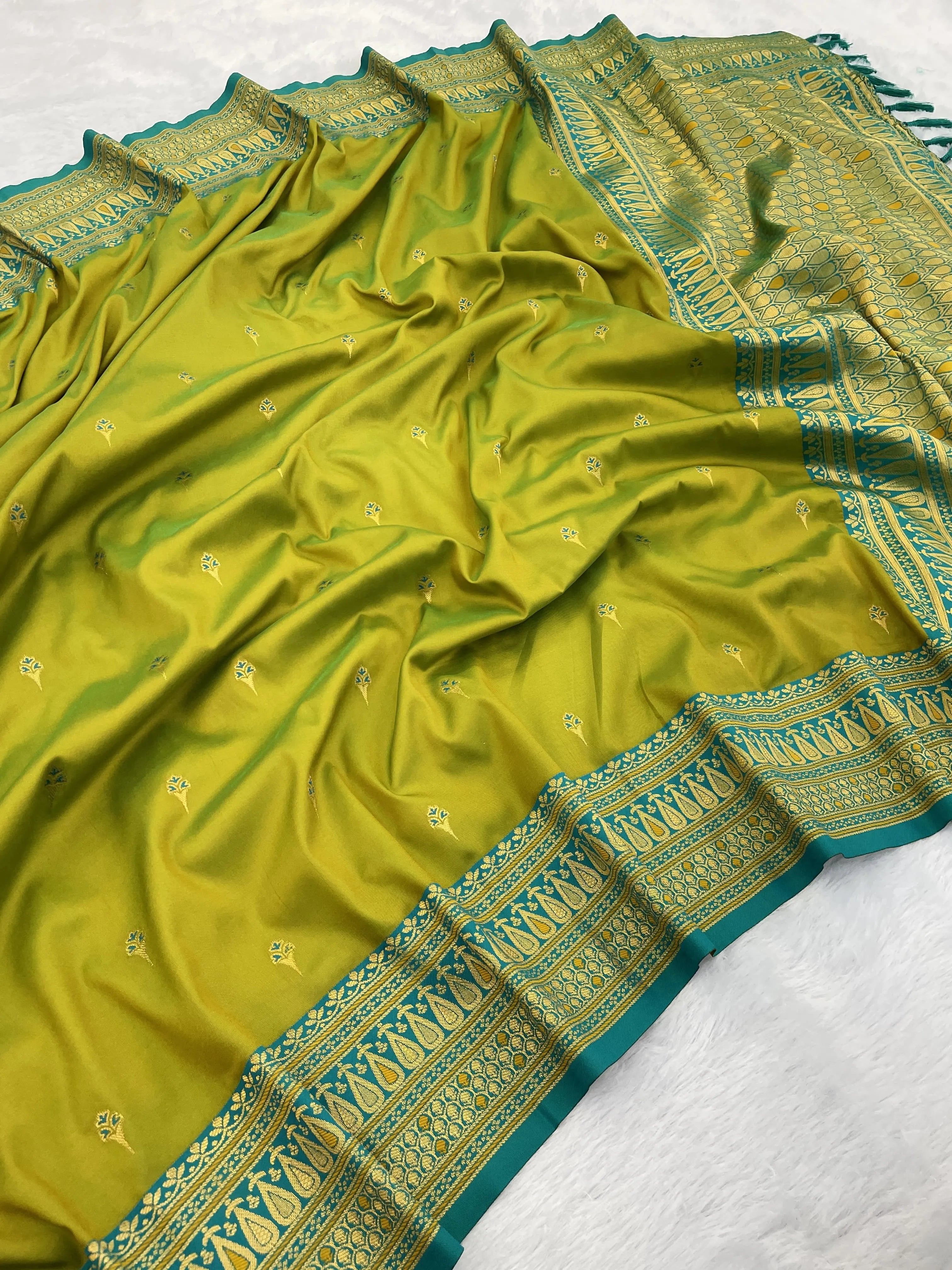 Soft Silk Meenakari Rich Paithani Saree