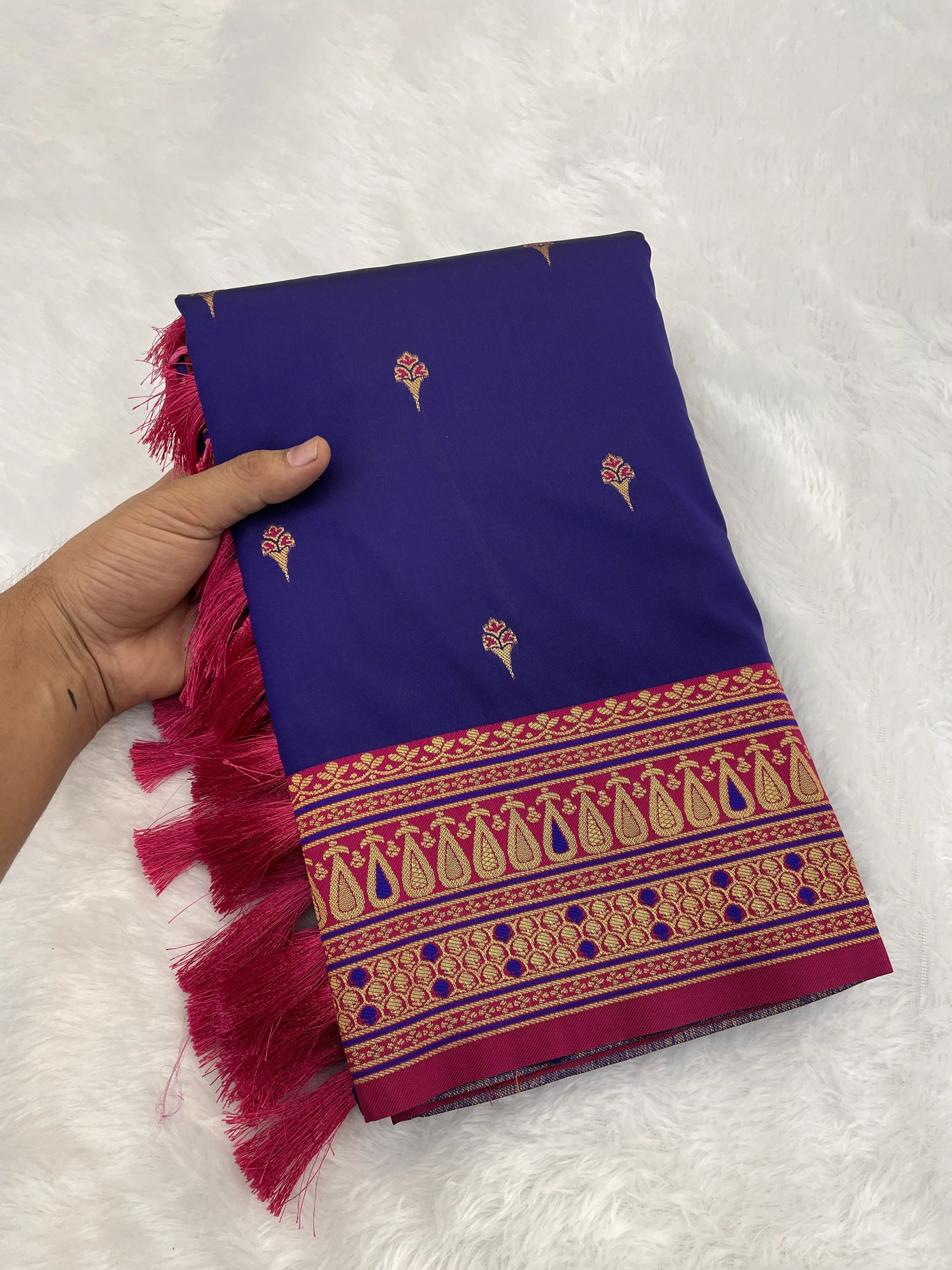 Soft Silk Meenakari Rich Paithani Saree