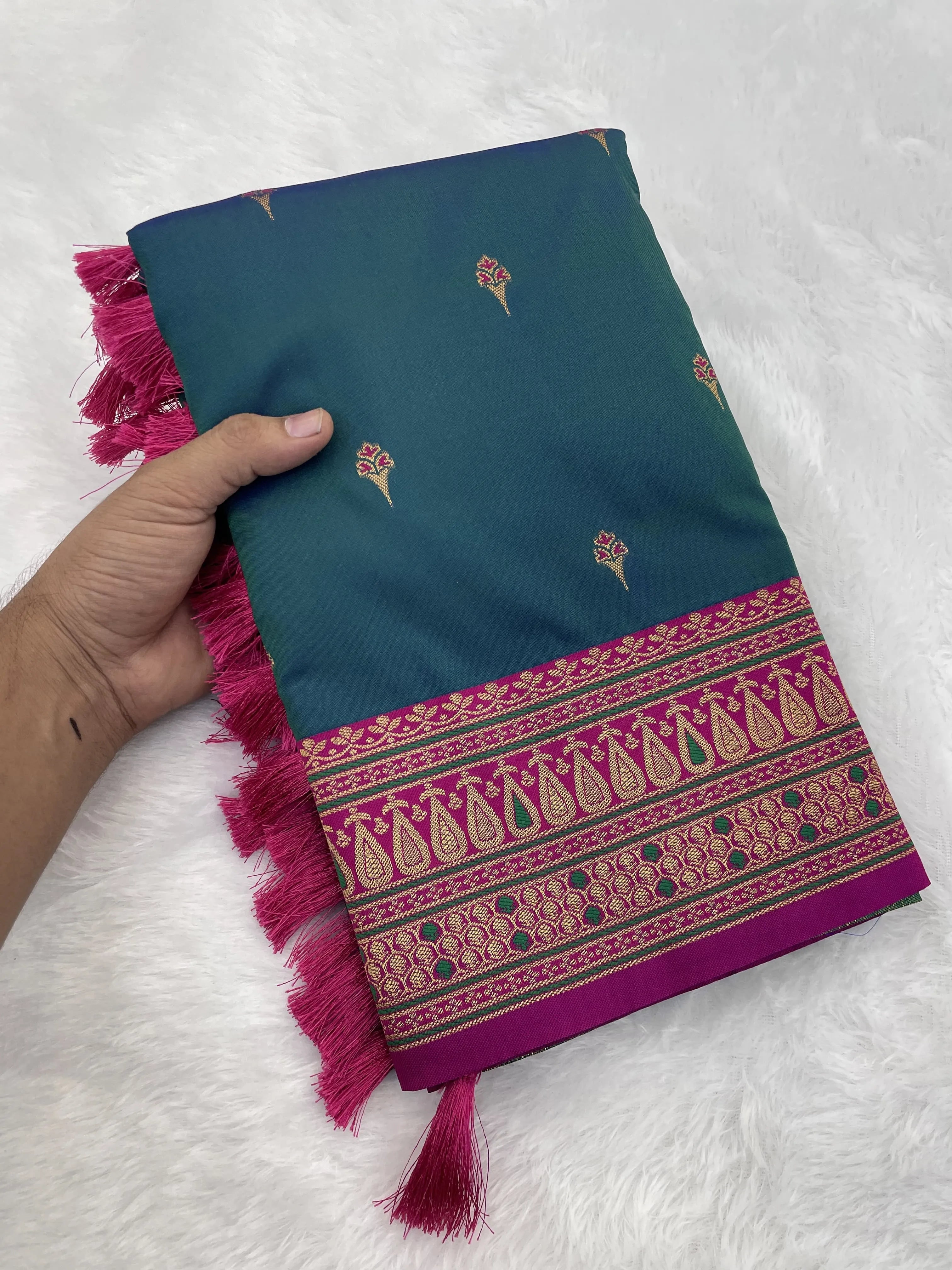 Soft Silk Meenakari Rich Paithani Saree
