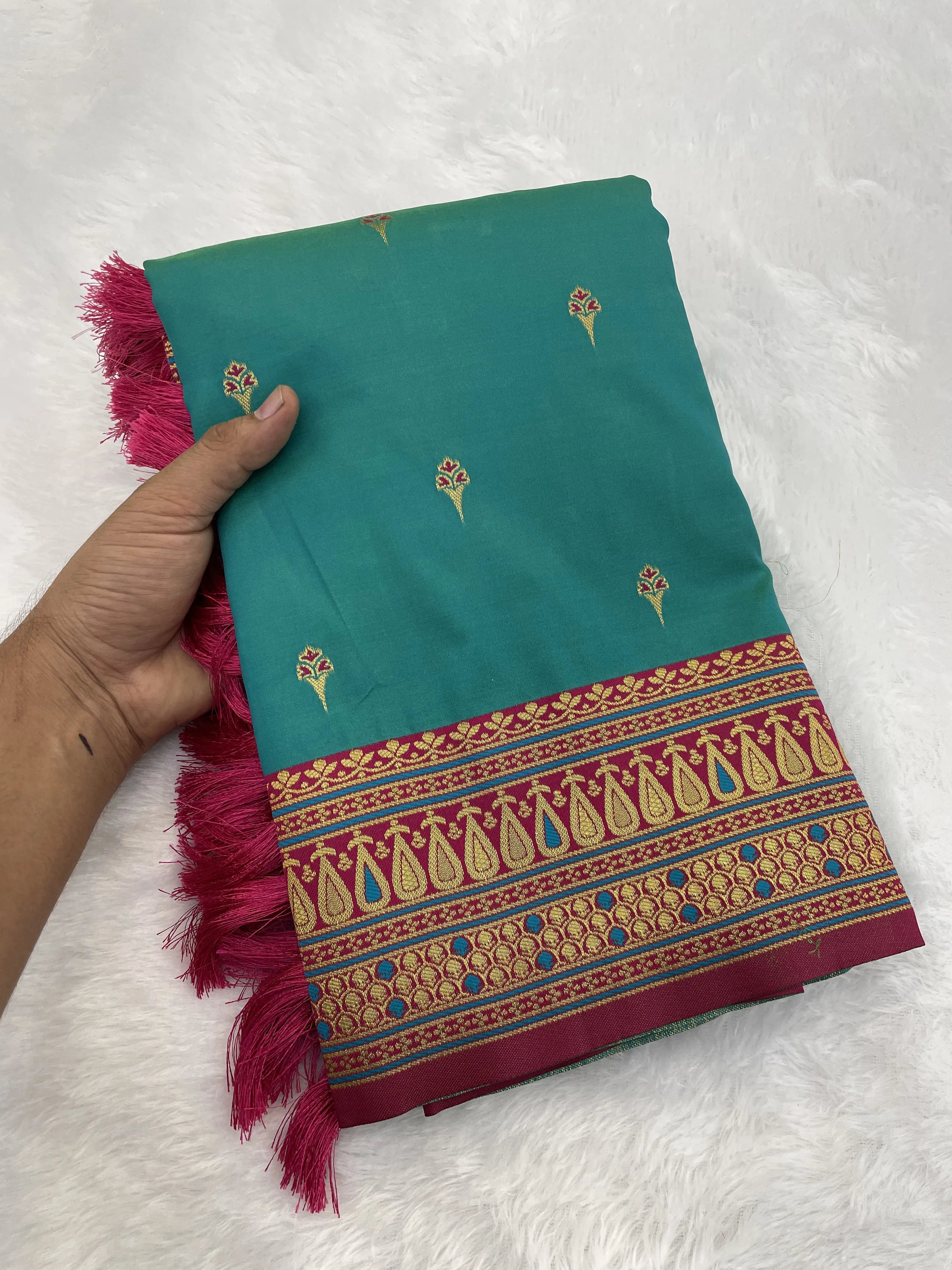 Soft Silk Meenakari Rich Paithani Saree
