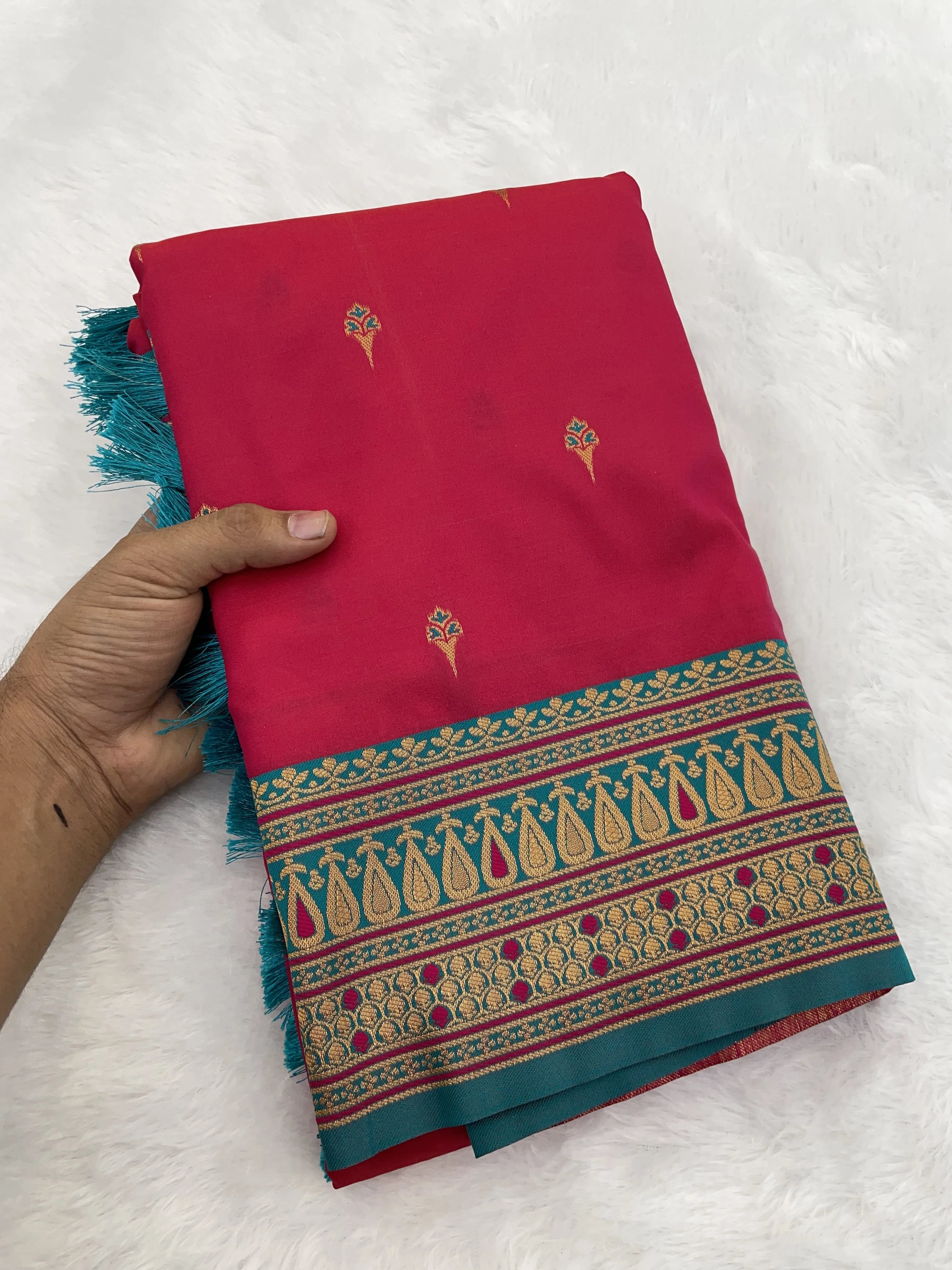 Soft Silk Meenakari Rich Paithani Saree