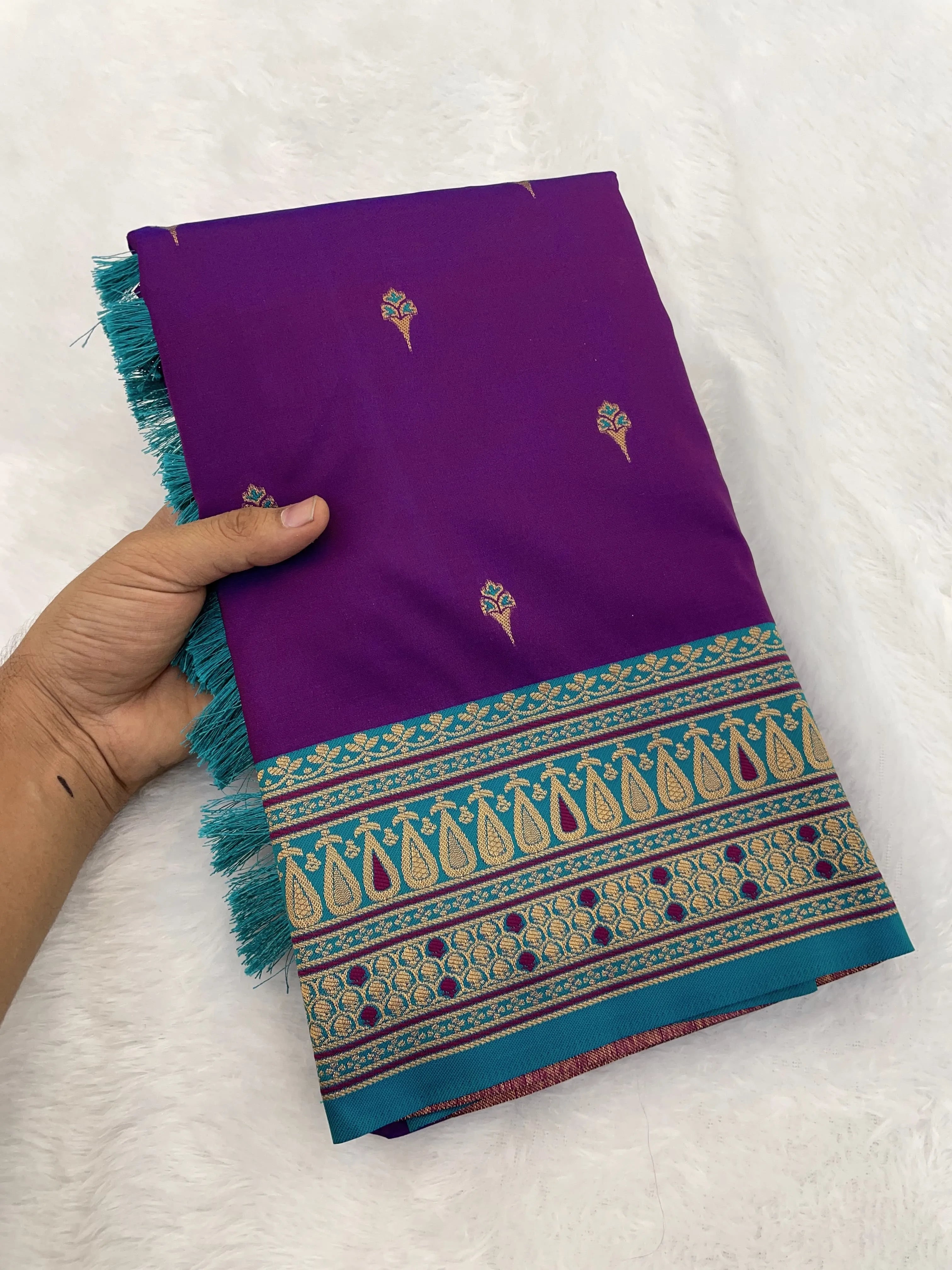 Soft Silk Meenakari Rich Paithani Saree