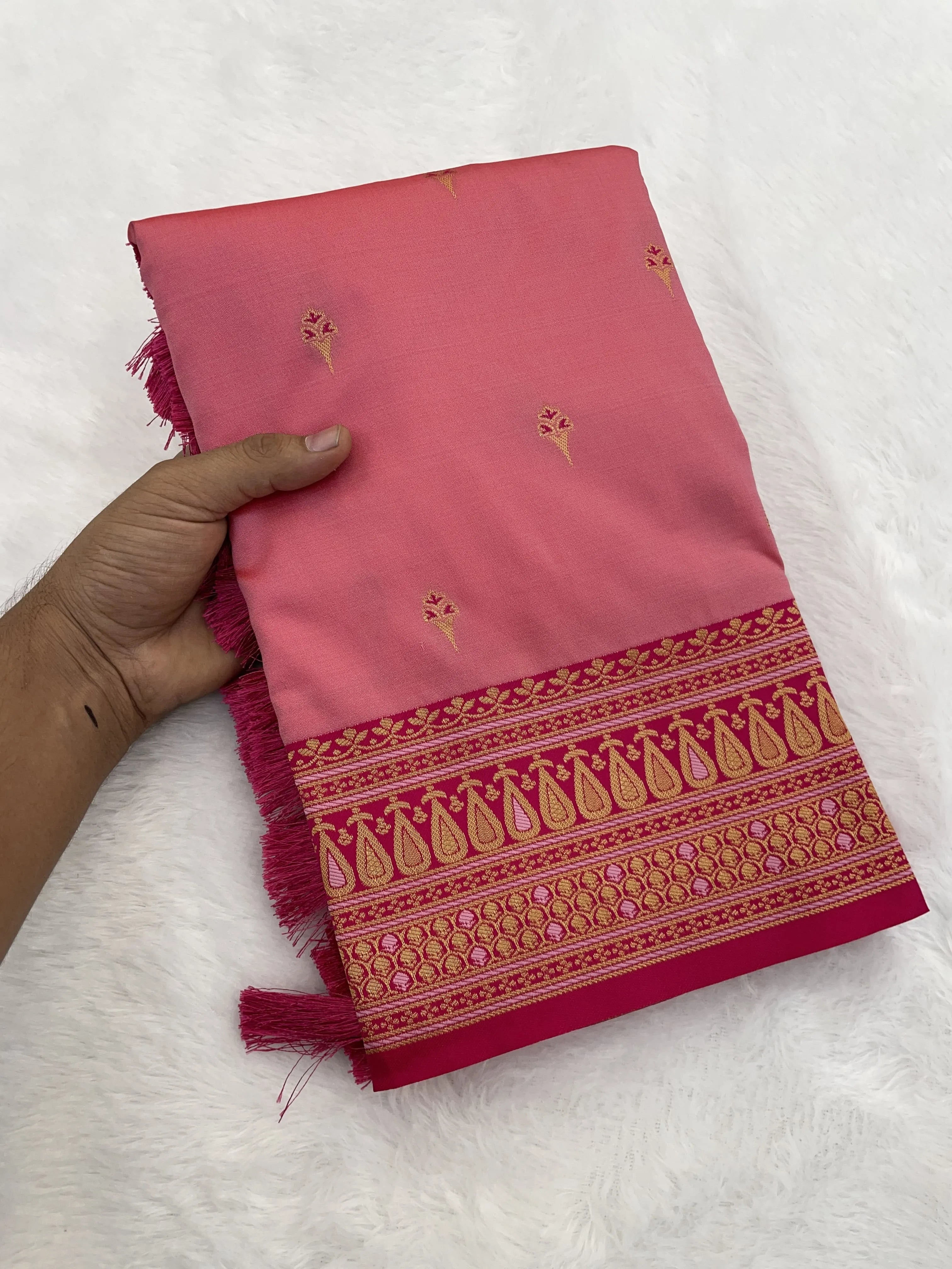 Soft Silk Meenakari Rich Paithani Saree