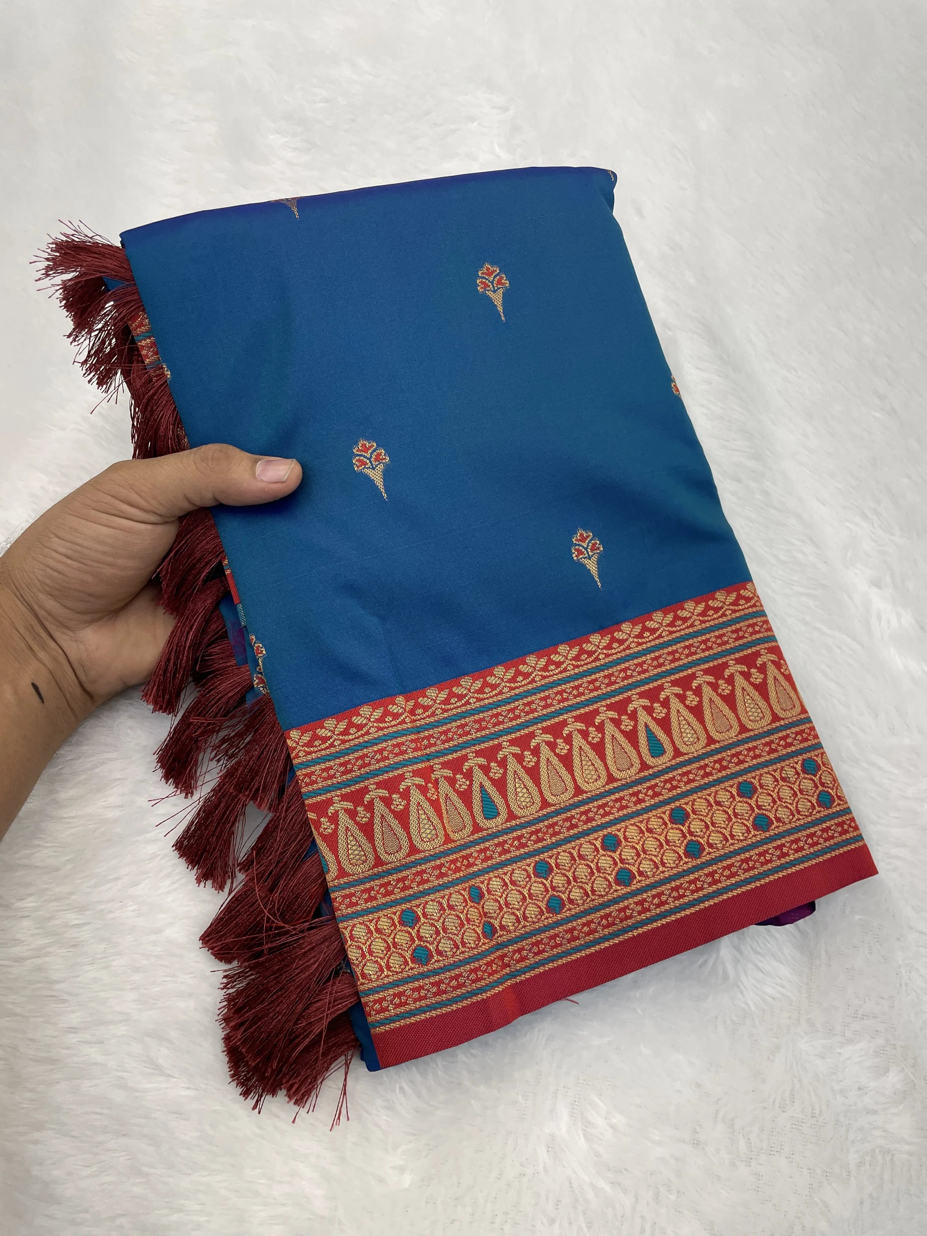 Soft Silk Meenakari Rich Paithani Saree