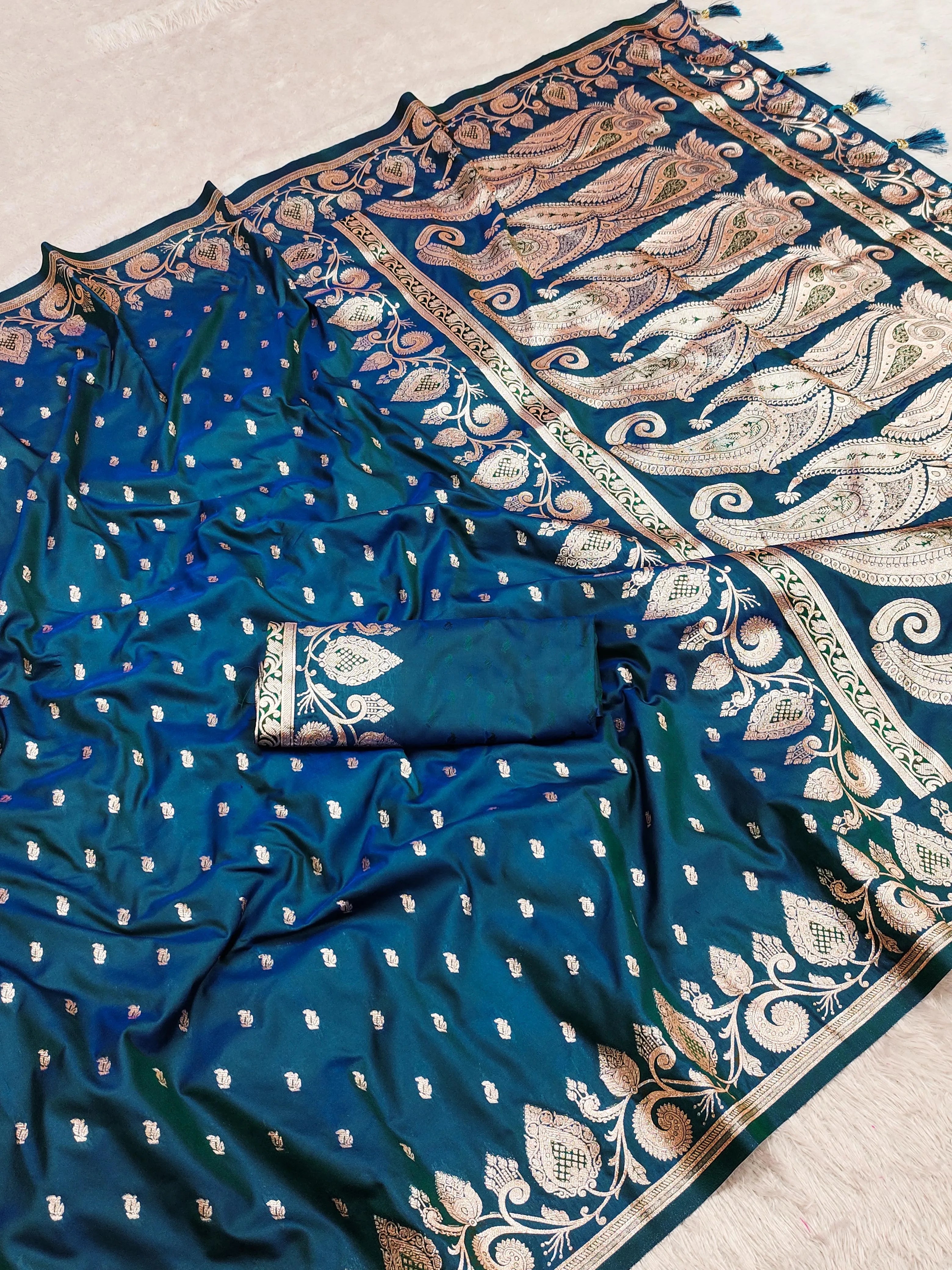 Soft Silk Banarasi Rich Pallu Saree