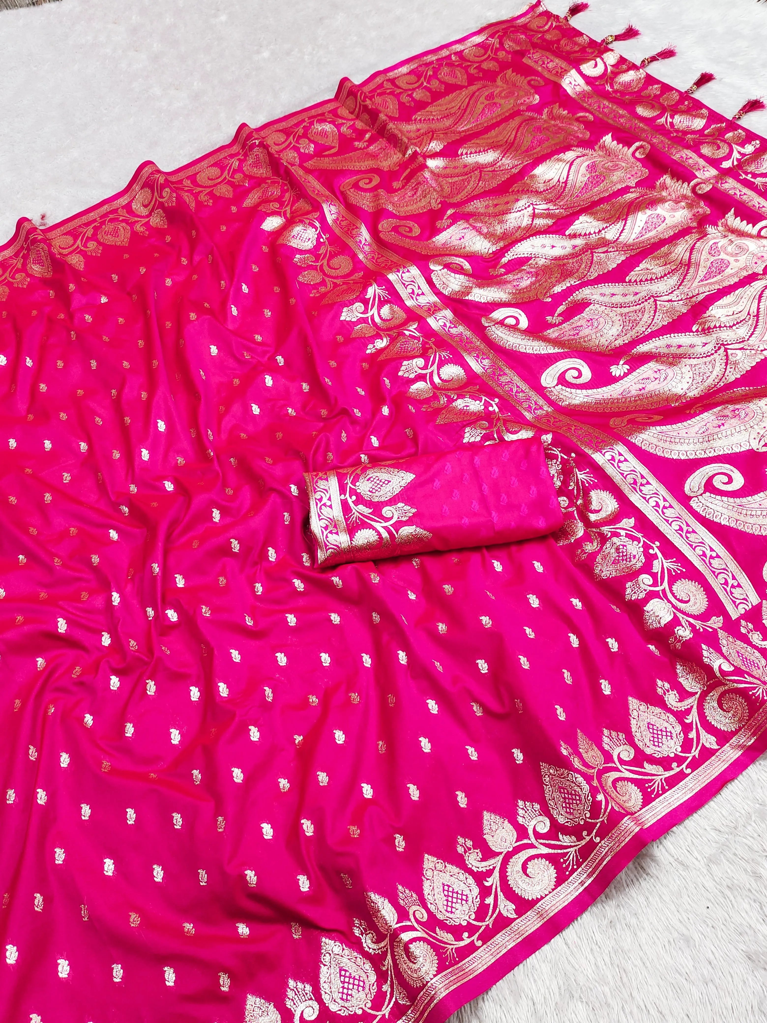 Soft Silk Banarasi Rich Pallu Saree