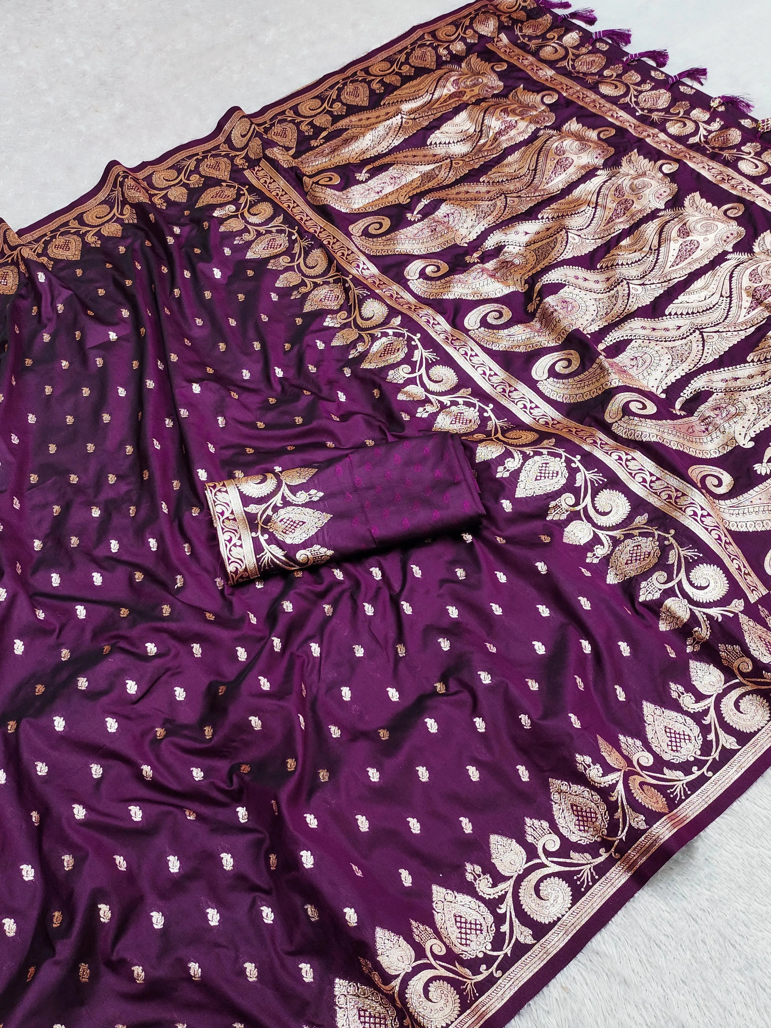Soft Silk Banarasi Rich Pallu Saree