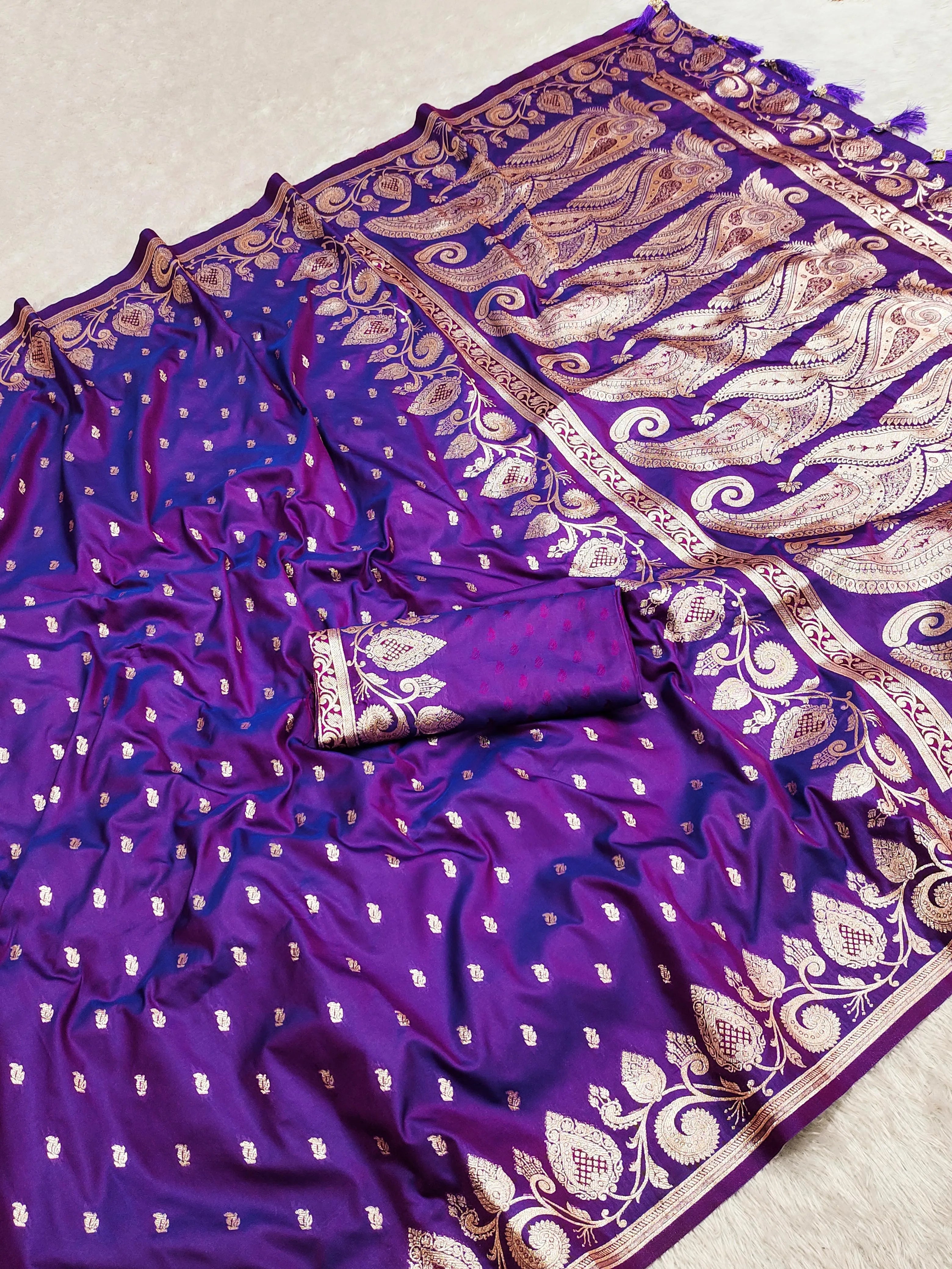 Soft Silk Banarasi Rich Pallu Saree