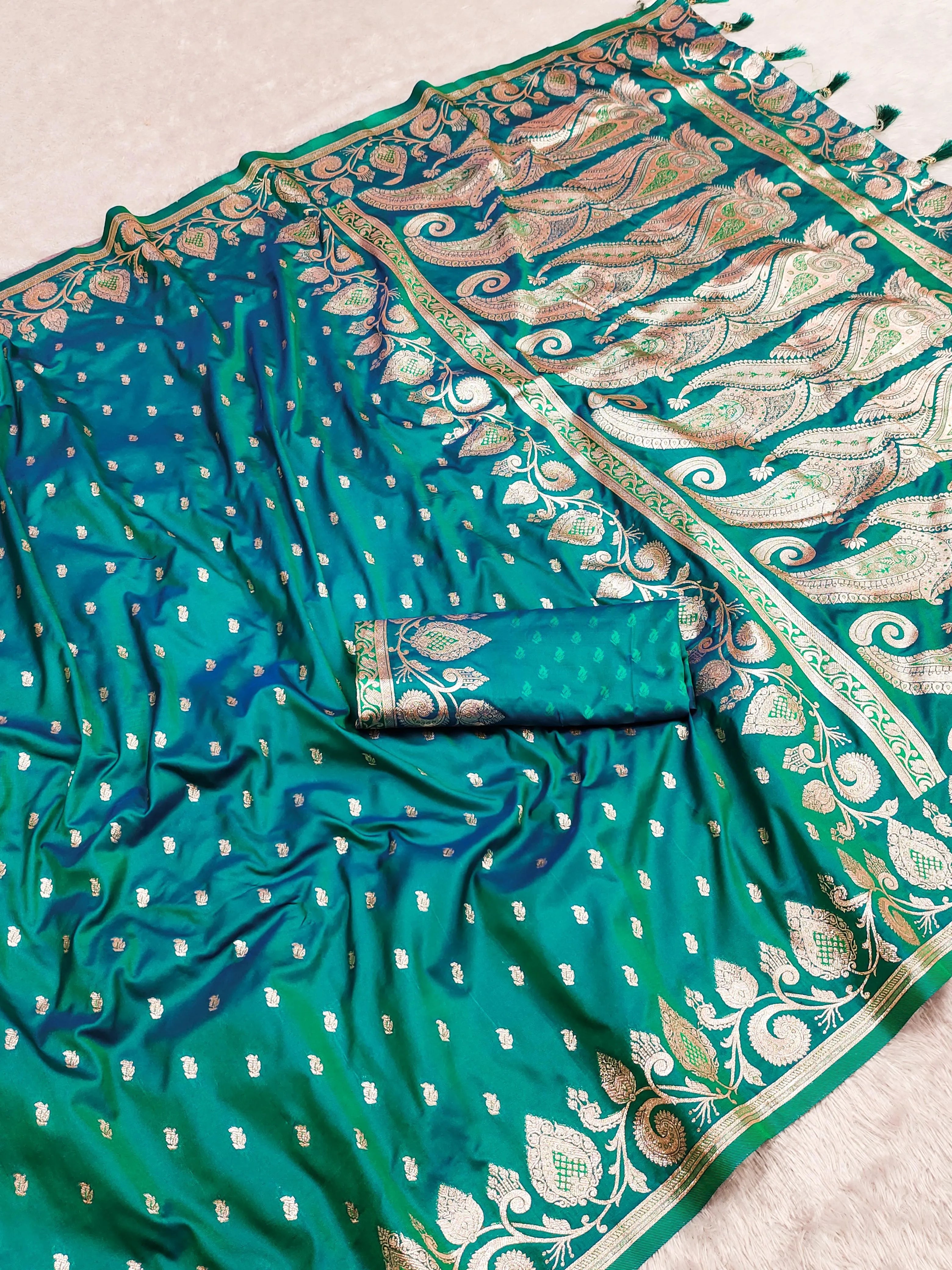 Soft Silk Banarasi Rich Pallu Saree