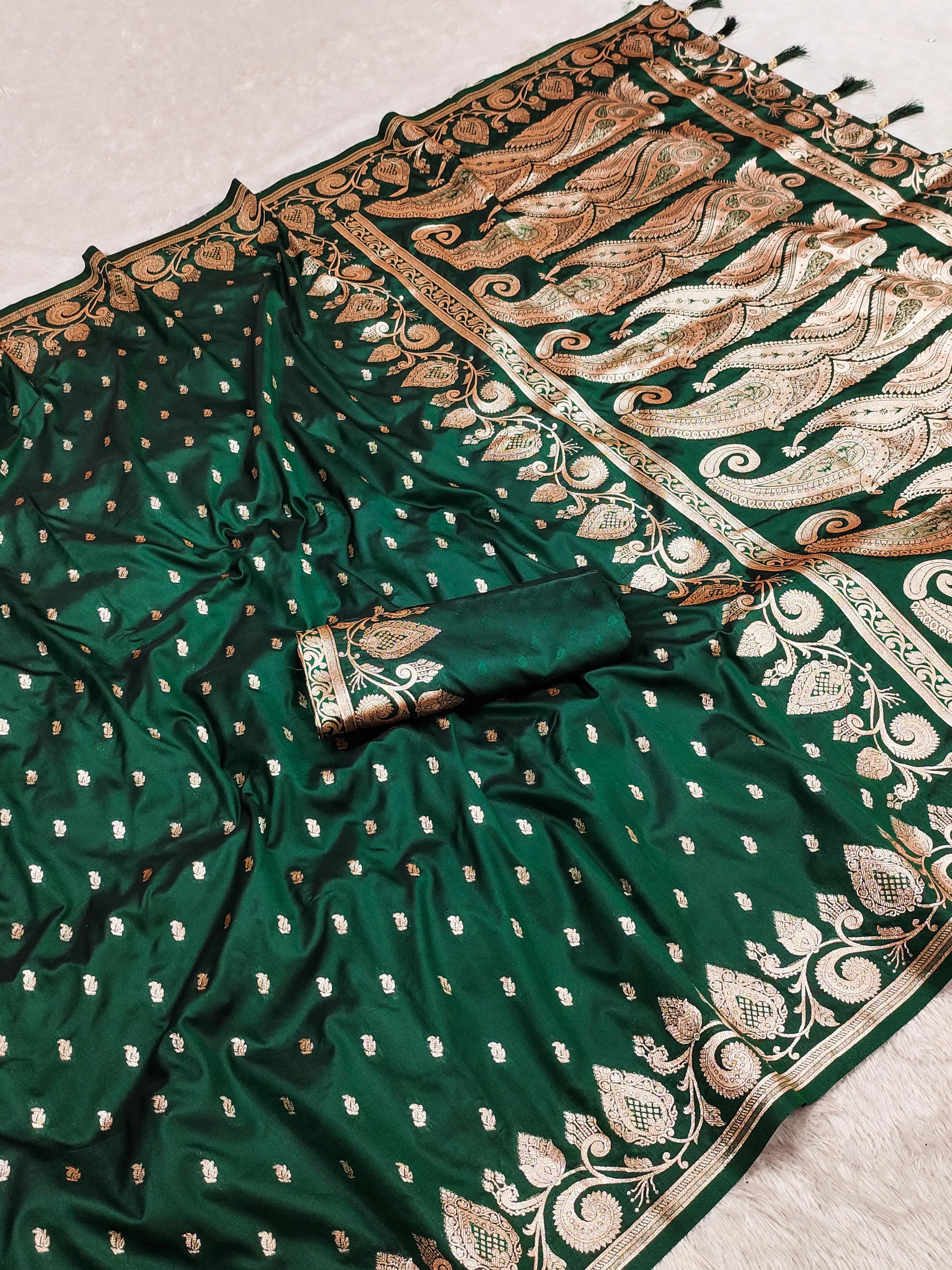 Soft Silk Banarasi Rich Pallu Saree
