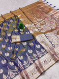 Soft Silk Banarasi Meenakari Saree