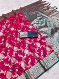 Soft Silk Banarasi Meenakari Saree