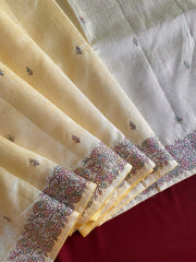 Designer Tussar Embroidered Saree