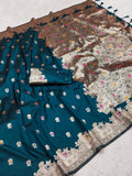 Soft Silk Banarasi Zari Weaving Saree