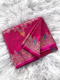 Banarasi Mushro Satin Silk Zari Banarasi Weaving Saree (Product Code: AS-892)