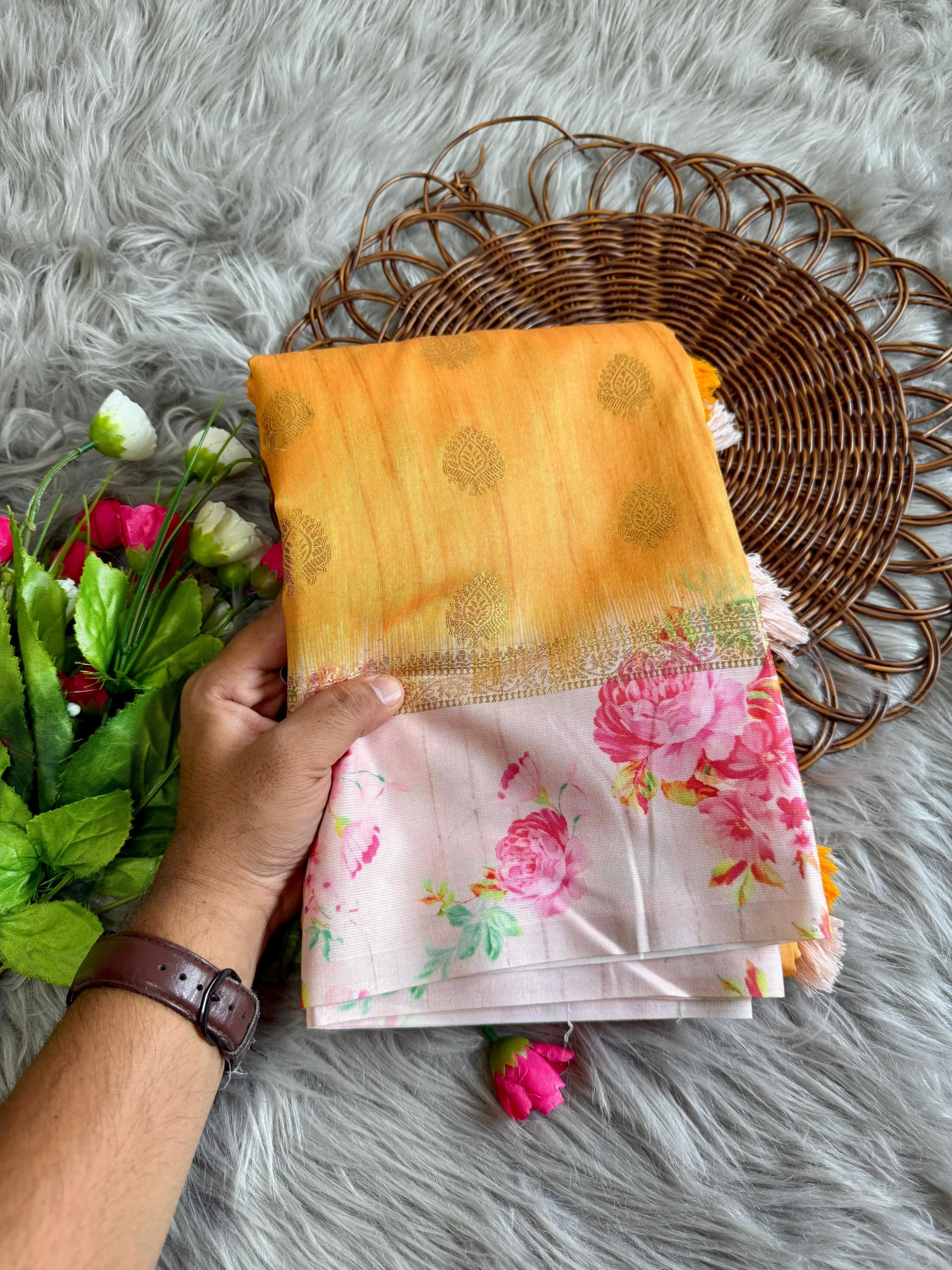 Banarasi Handloom Katan Silk Soft Saree