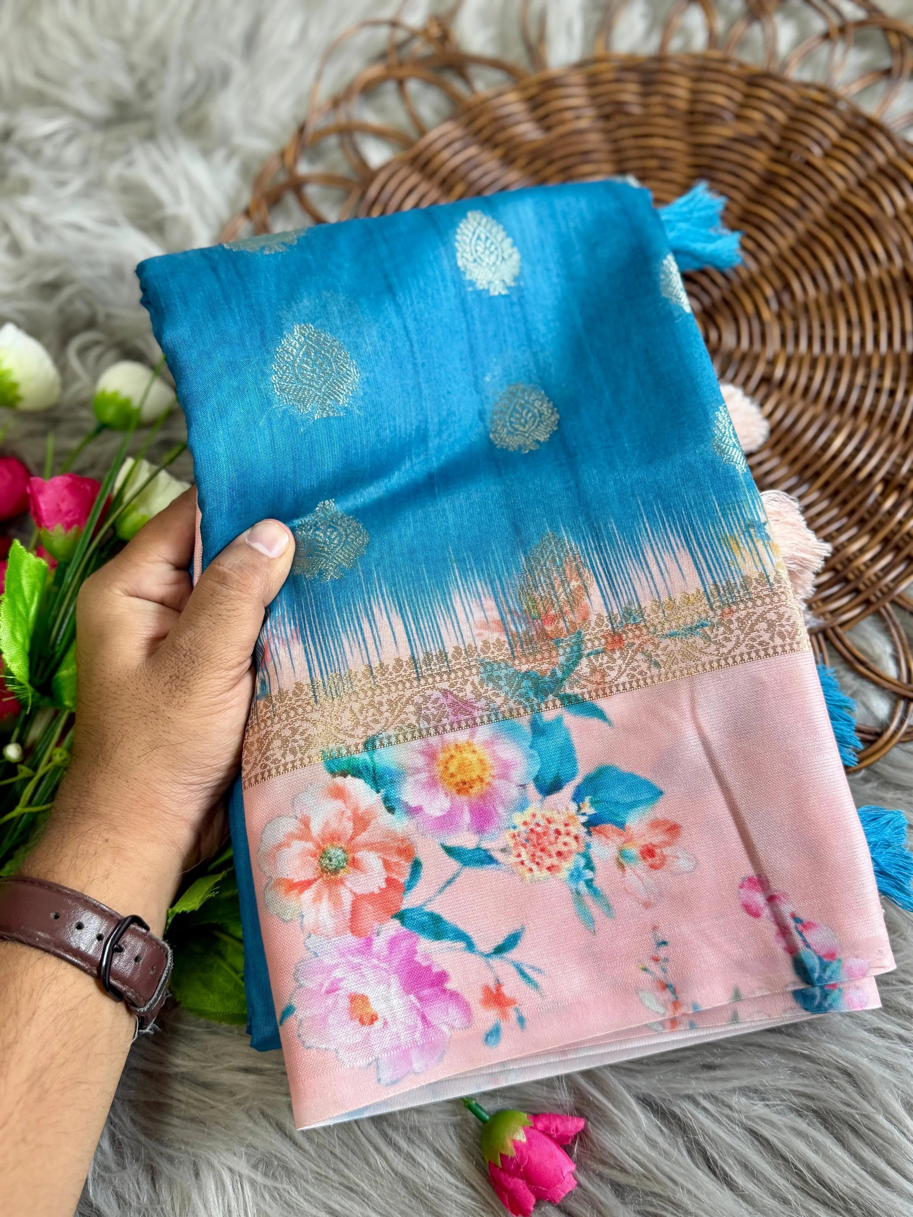 Banarasi Handloom Katan Silk Soft Saree