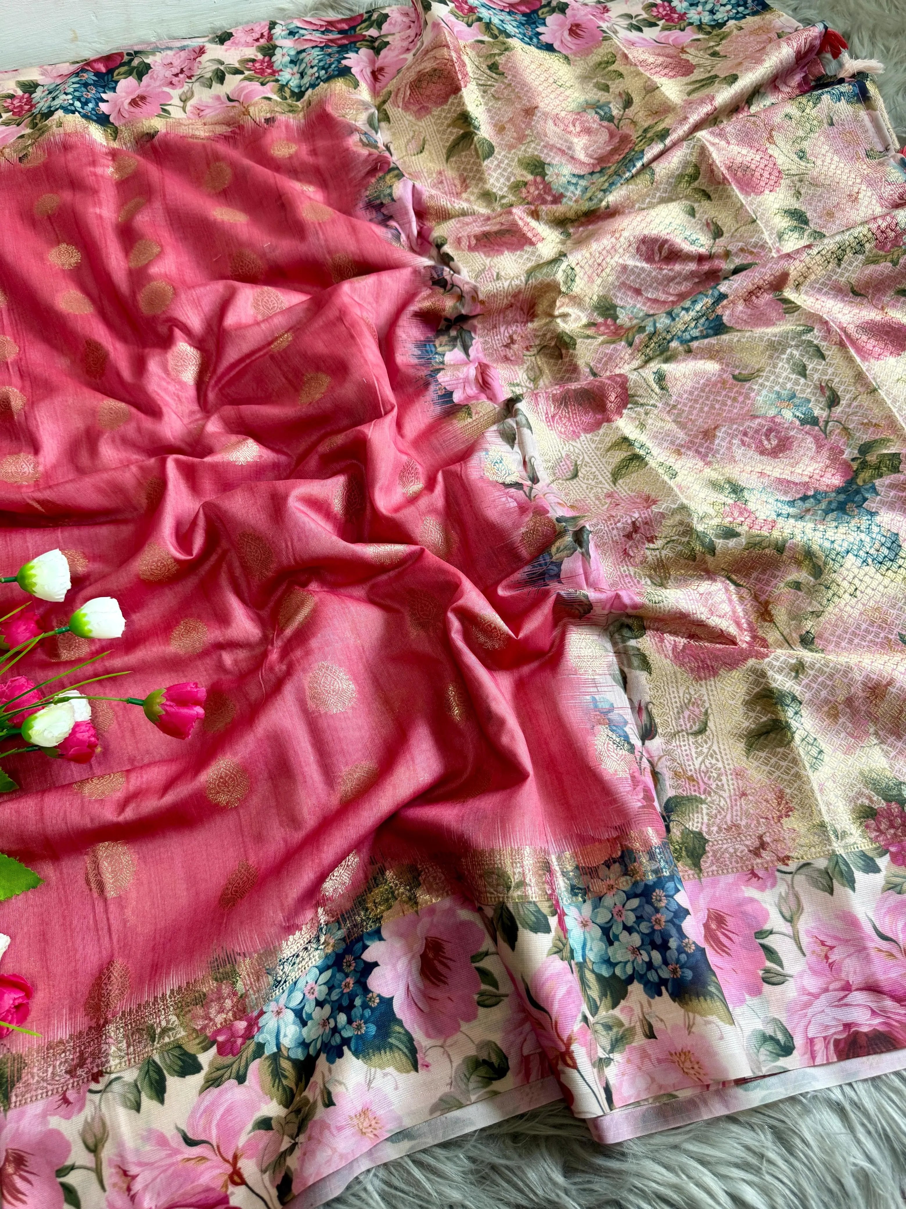 Banarasi Handloom Katan Silk Soft Saree