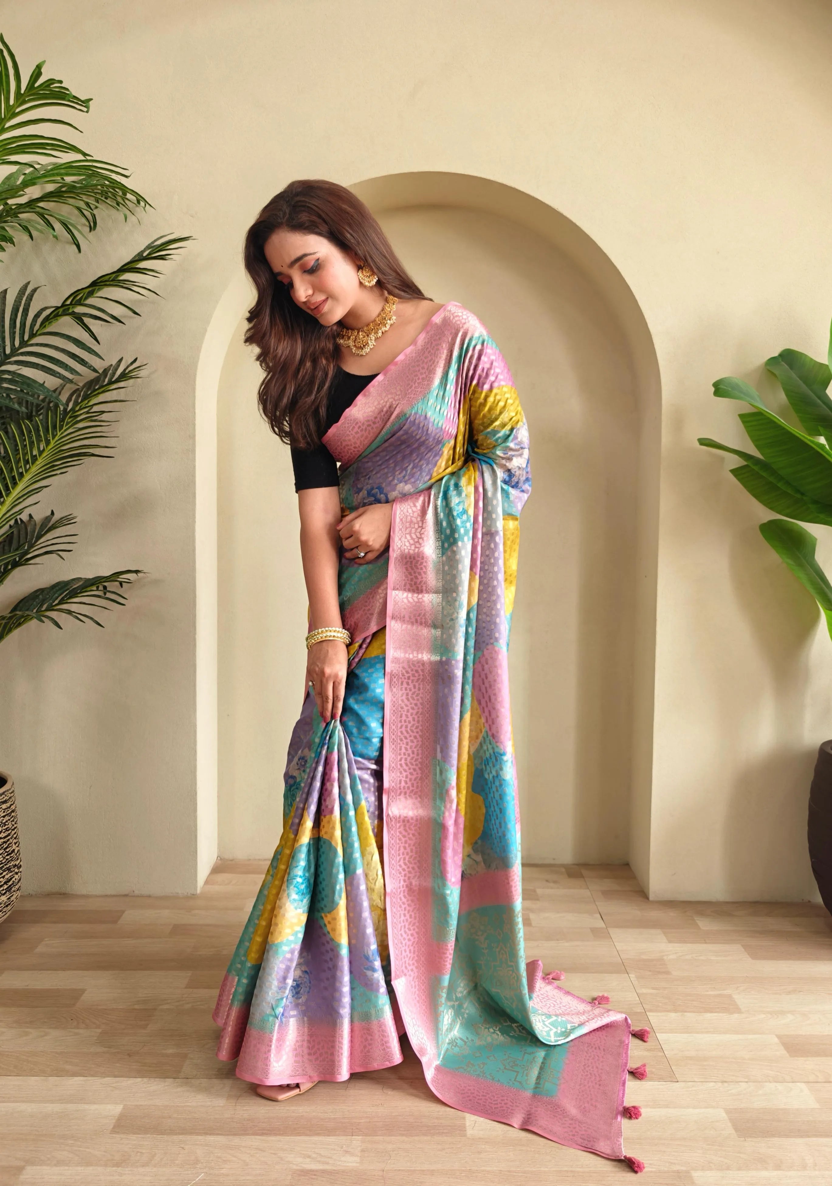 Georgette Digital Printed Saree
