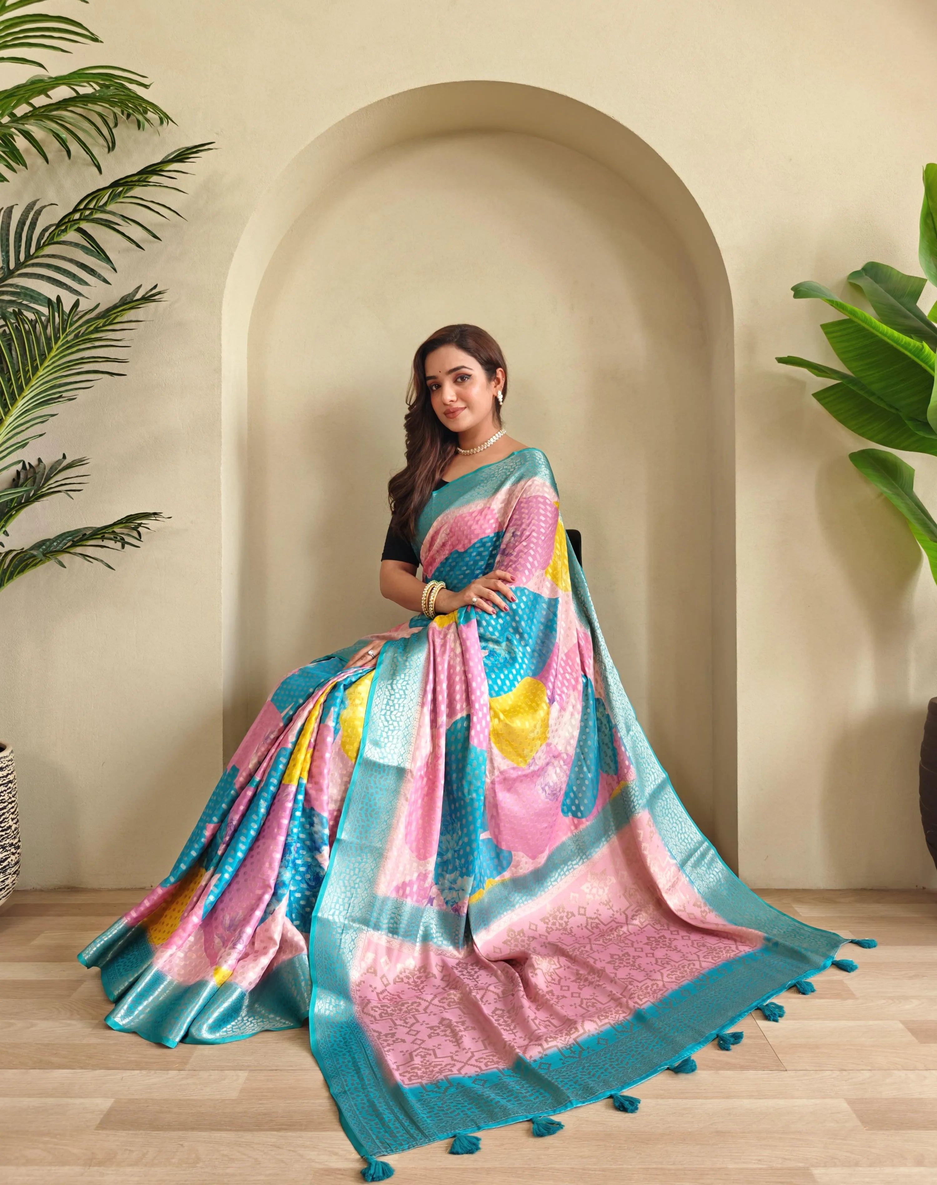 Georgette Digital Printed Saree
