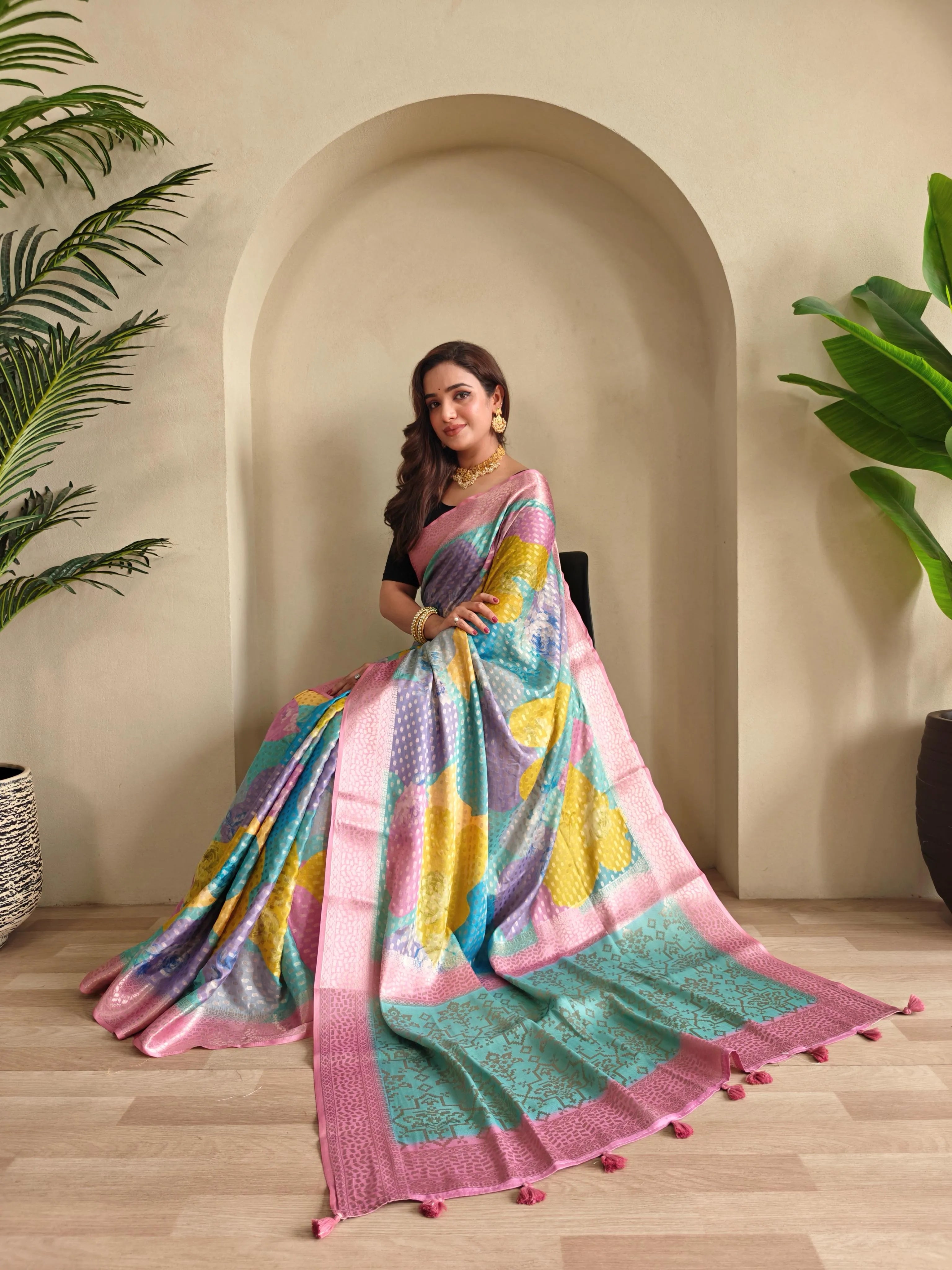 Georgette Digital Printed Saree
