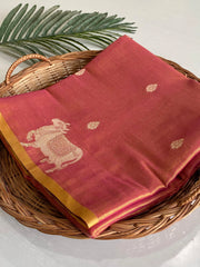 Heritage Art Edit – Pichwai Pattern Tissue Silk Saree