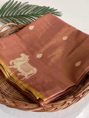 Heritage Art Edit – Pichwai Pattern Tissue Silk Saree