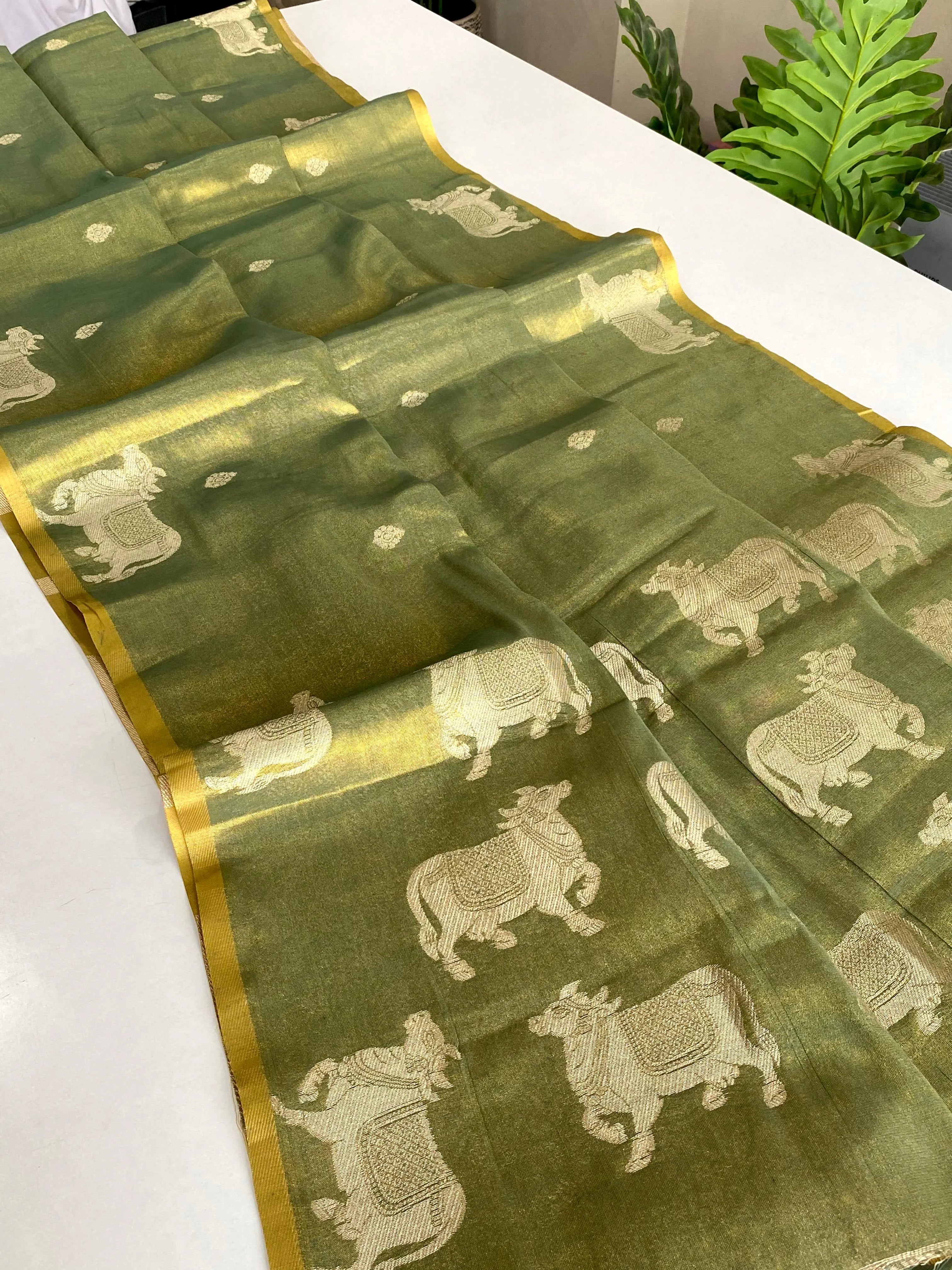 Pichwai Pattern Designer Saree