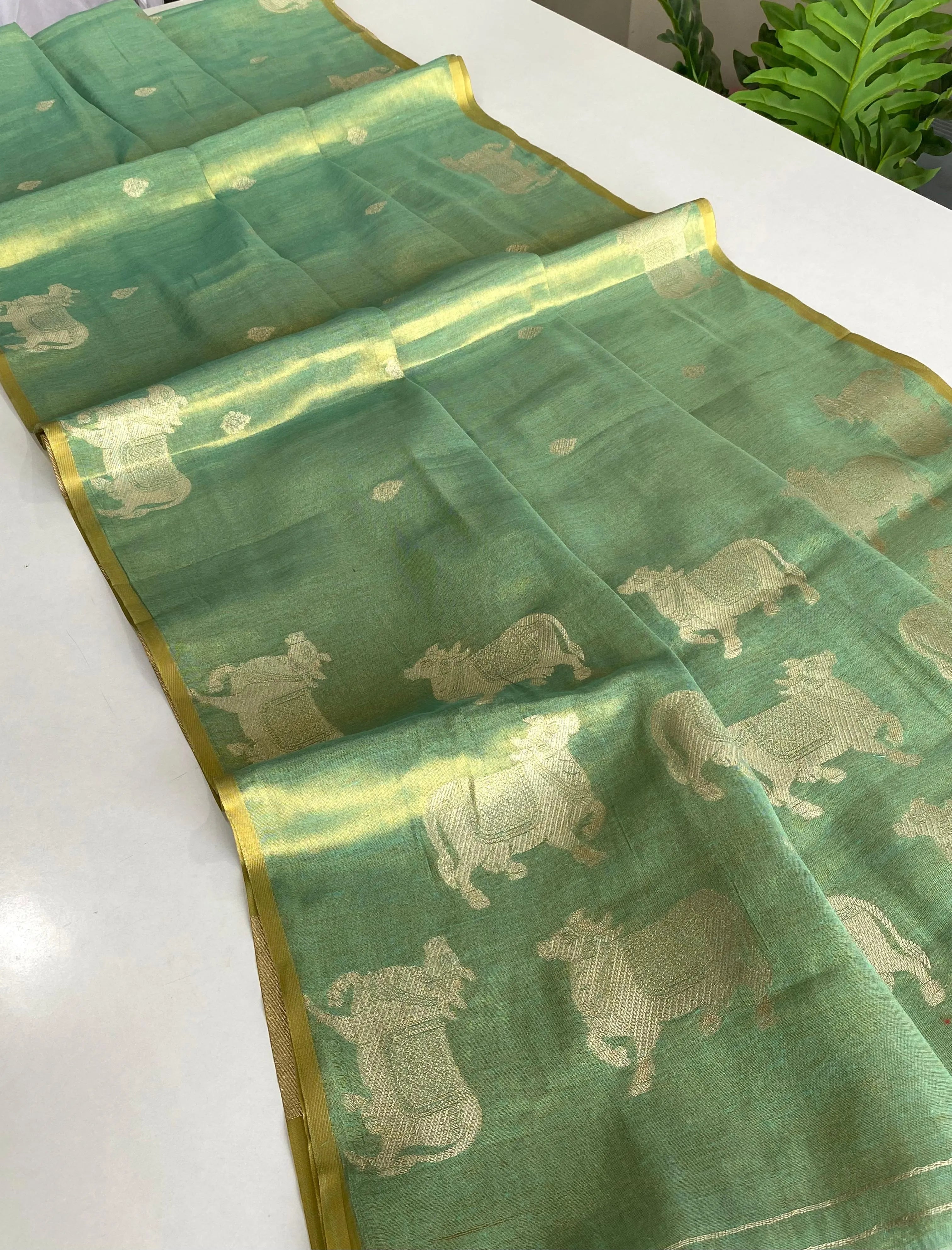 Pichwai Pattern Designer Saree