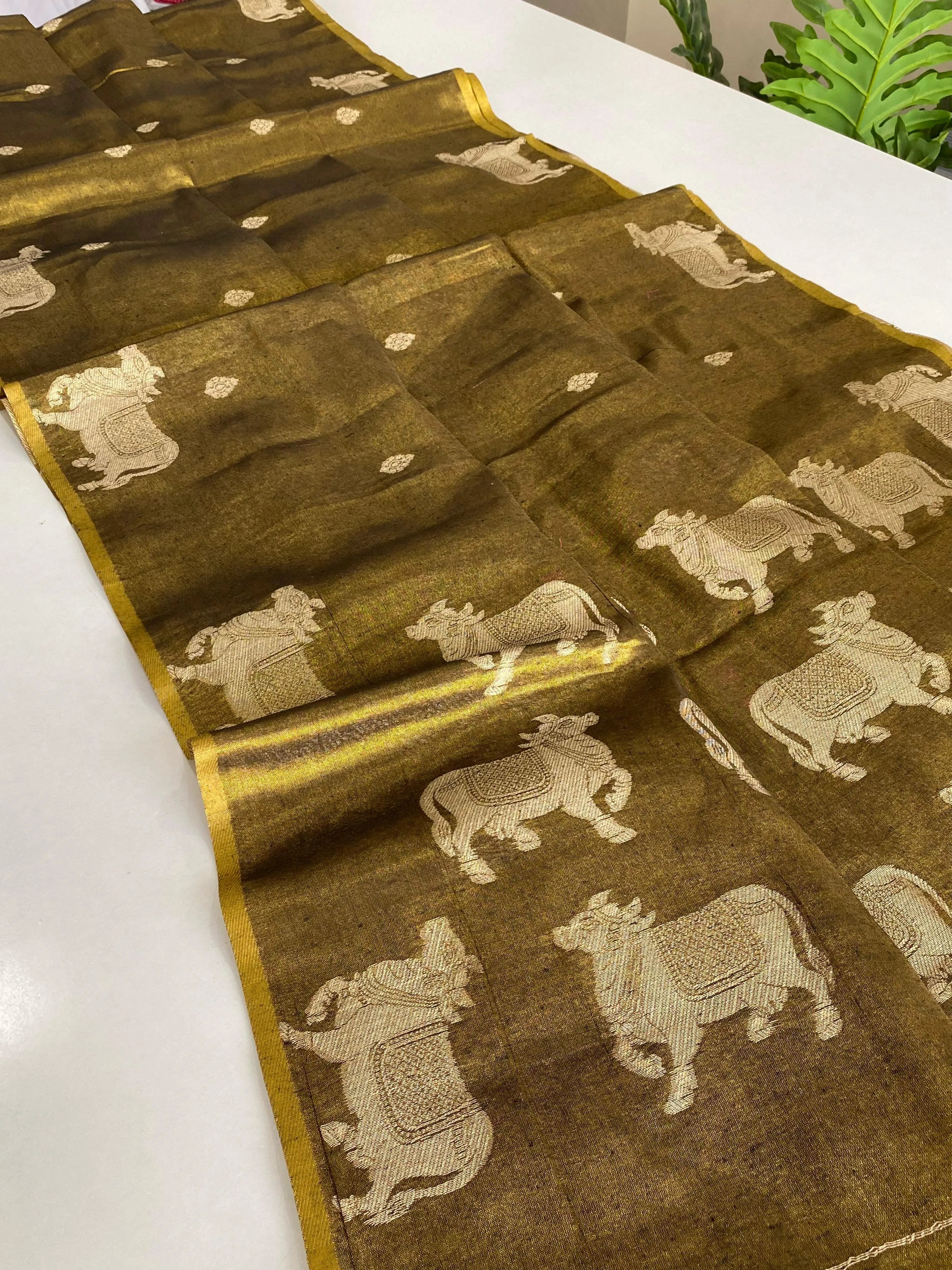 Pichwai Pattern Designer Saree
