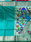Soft Tussar Silk Paithani Saree