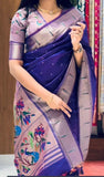 Soft Khadi Raw Silk Rich Paithani Saree