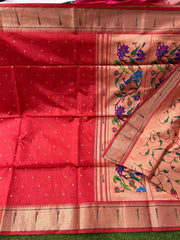 Soft Khadi Raw Silk Rich Paithani Saree