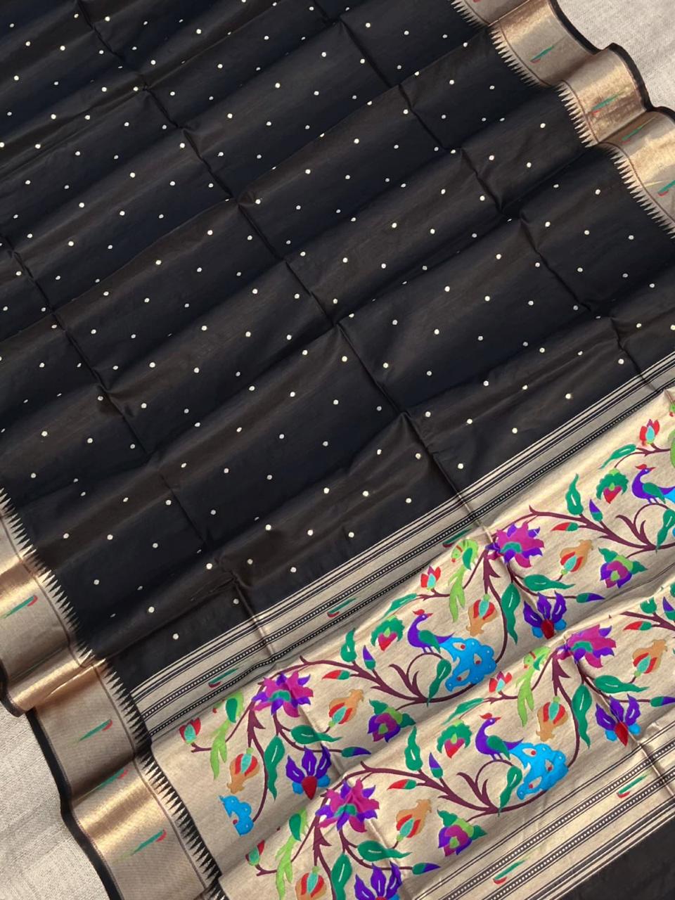 Soft Khadi Raw Silk Rich Paithani Saree