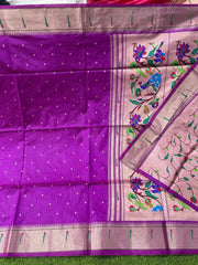 Soft Khadi Raw Silk Rich Paithani Saree