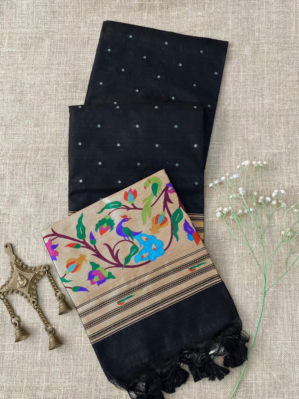 Soft Khadi Raw Silk Rich Paithani Saree