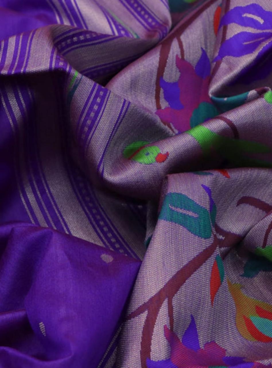 Soft Khadi Raw Silk Rich Paithani Saree